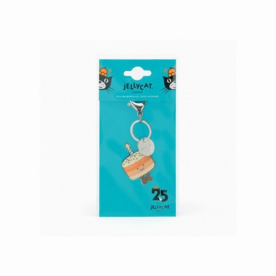 Jellycat Amuseables Jellina Birthday Cake Keyring Bag Charm USA | 51947USER